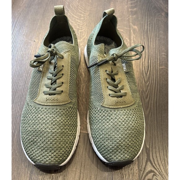 True Linkswear All Day Knit II 2 Men’s Flyknit Spikless Golf Shoes Size 12 Green main image 8